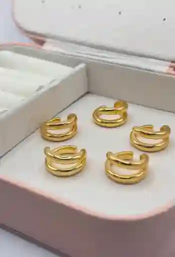 Earcuff Espiral Dorado