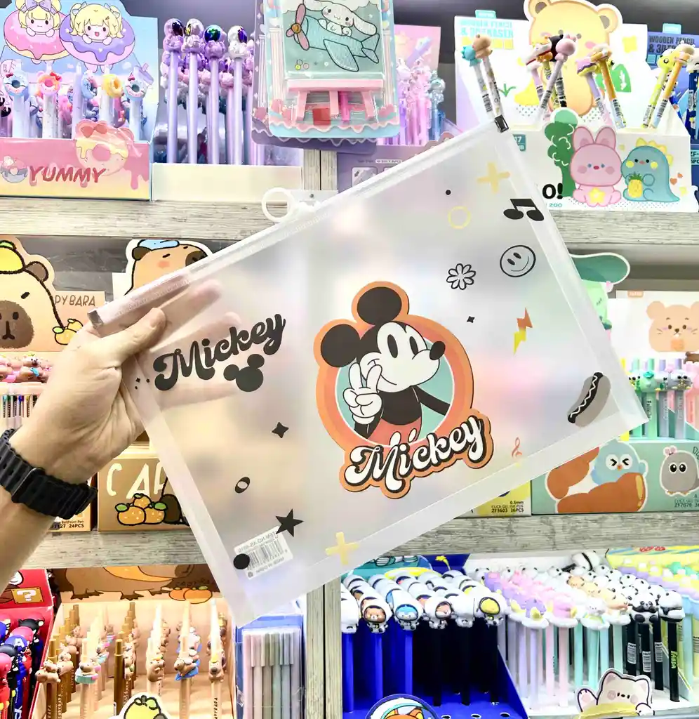 Carpeta Cremallera Edicion Mickey Mouse