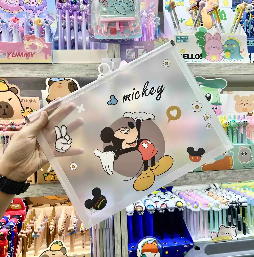 Carpeta Cremallera Edicion Mickey Mouse