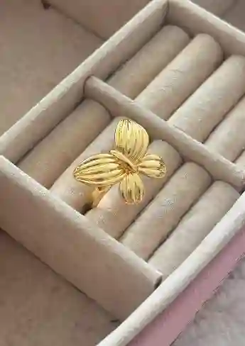 Anillo Mariposa Dorado