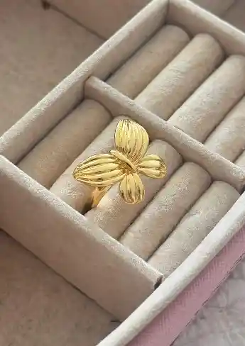 Anillo Mariposa Dorado