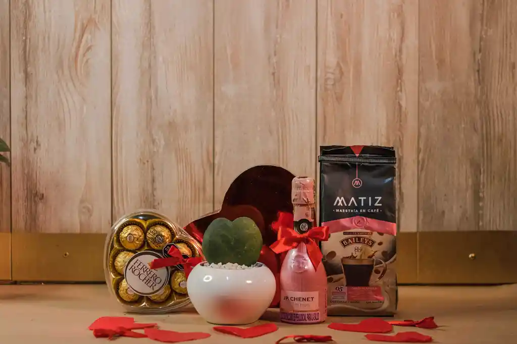 Kit Romance Natural - Detalle Con Amor Para Regalo En Fecha Especial, San Valentín, Cumpleaños, Aniversario, Condolencias, Graduación, Felicitaciones Y Agradecimiento.