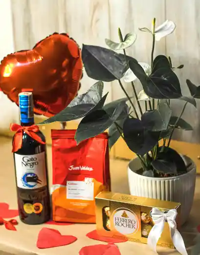 Kit Florecer Eterno - Detalle Con Amor Para Regalo En Fecha Especial, San Valentín, Cumpleaños, Aniversario, Condolencias, Graduación, Felicitaciones Y Agradecimiento.