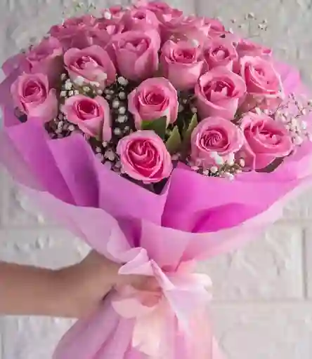 Rosas Rosadas Dulce Color