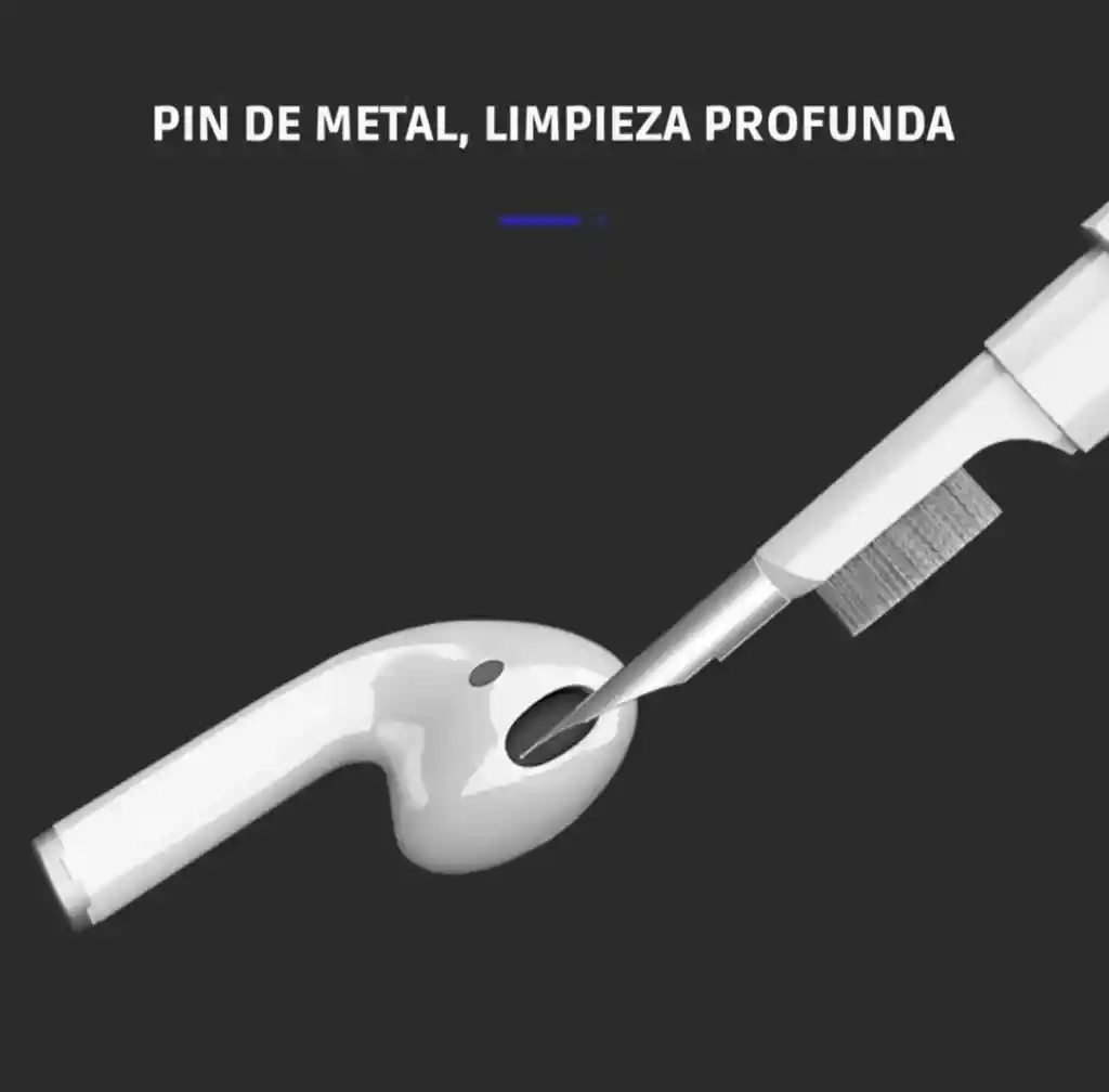 Kit Limpieza Para Audífonos 3 En 1 Multifuncional