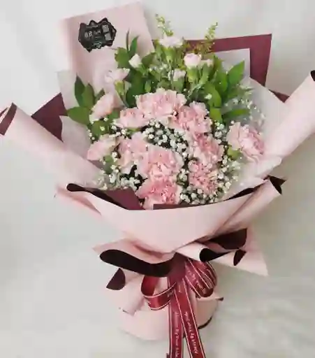 Claveles Rosados Dulce Amor