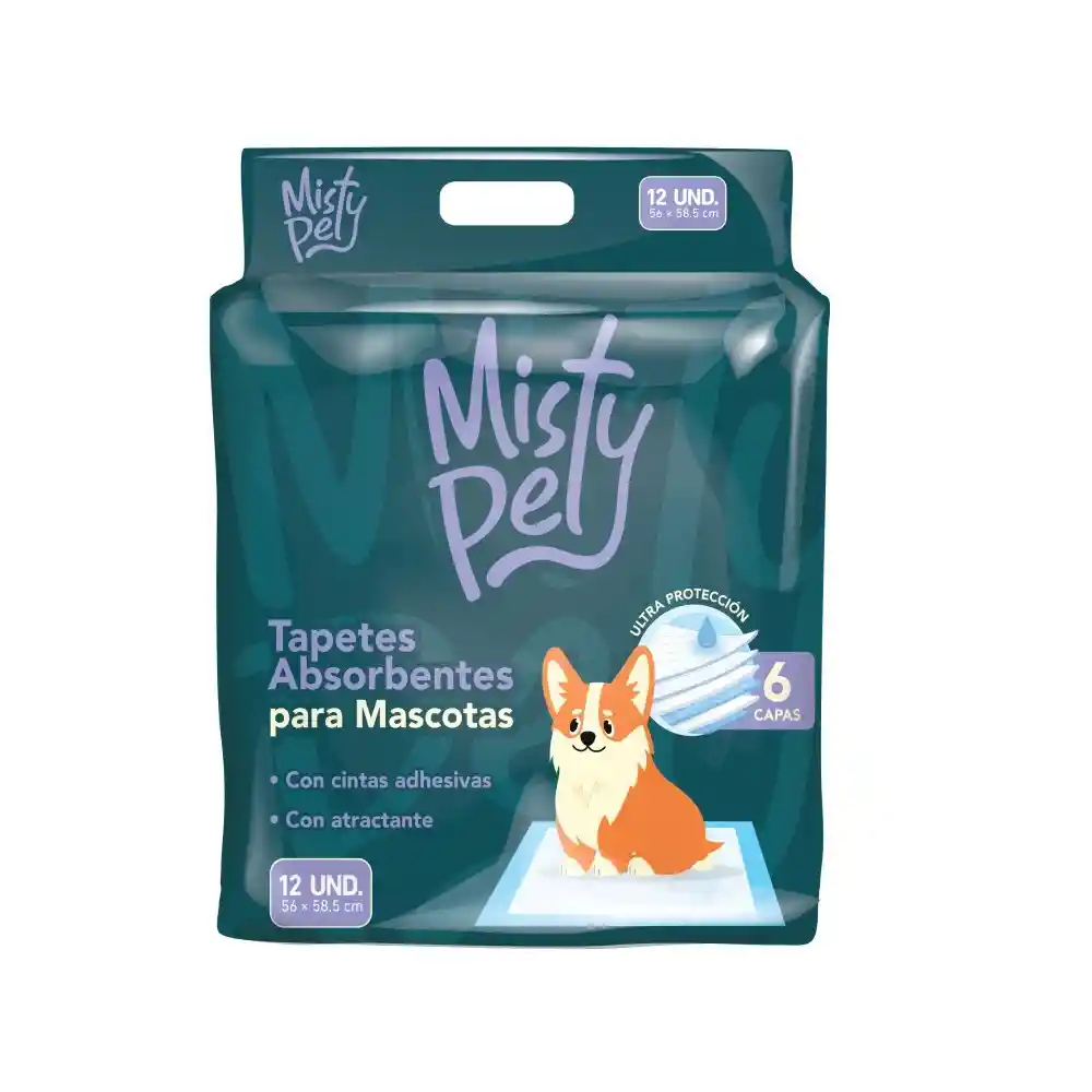 Tapete Absorbente Misty Pet X 15 Unds