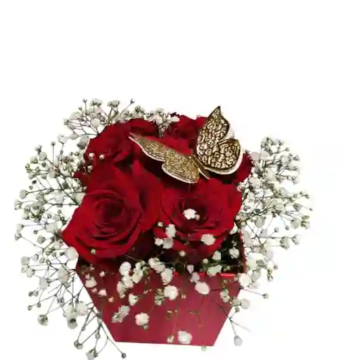 Corazón Rosas Dia De La Mujer