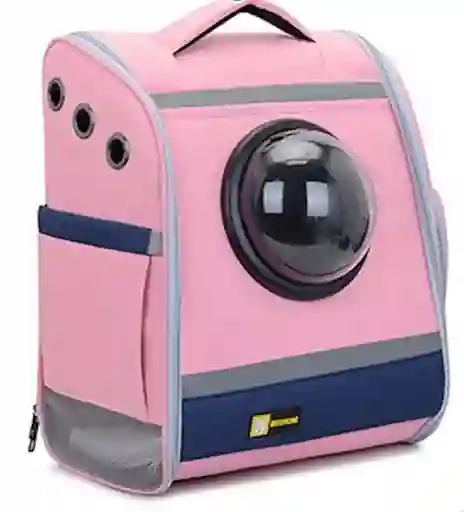 Cargador Capsula Morral De Viaje Con Reflectivos Rosa