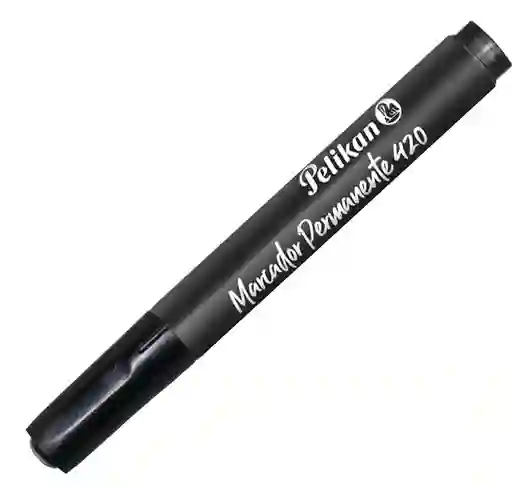 Marcador Permanente/pelikan 420 Negro