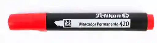 Marcador Pelikan Permanente (420)en Rojo