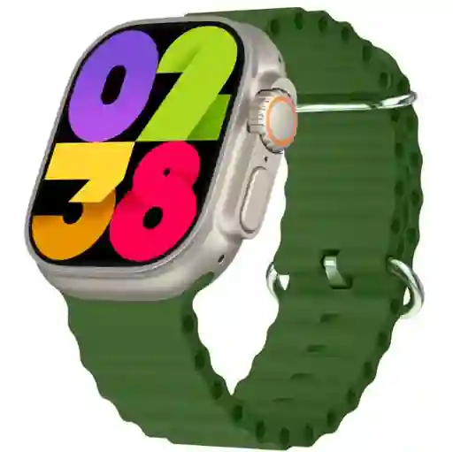 Reloj Smartwatch Mobulaa Iw09 Ultra Original Verde