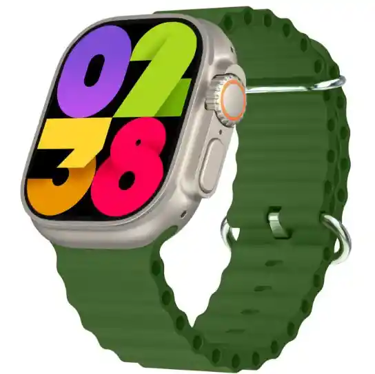 Reloj Smartwatch Mobulaa Iw09 Ultra Original Verde