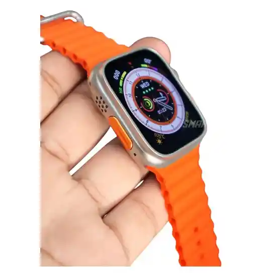 Reloj Smartwatch Mobulaa Iw09 Ultra Original Naranja