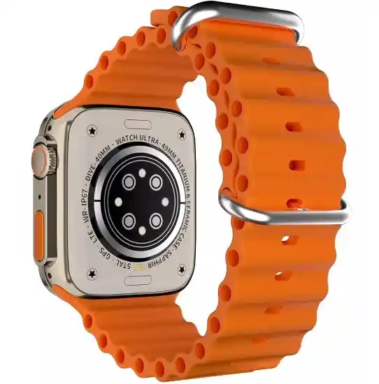 Reloj Smartwatch Mobulaa Iw09 Ultra Original Naranja