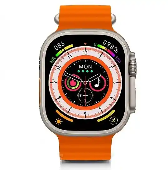Reloj Smartwatch Mobulaa Iw09 Ultra Original Naranja