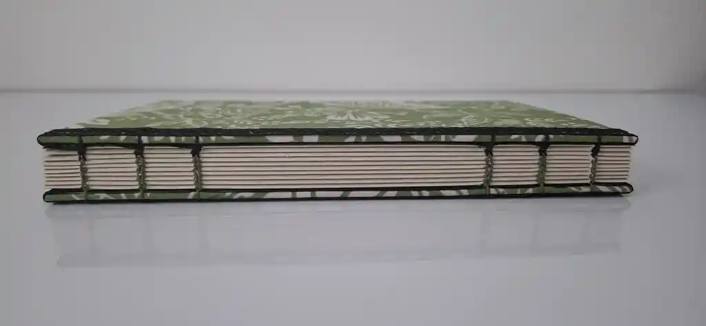 Cuaderno Copto Verde Plantas Grande (v)