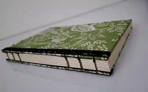 Cuaderno Copto Verde Plantas Grande (v)