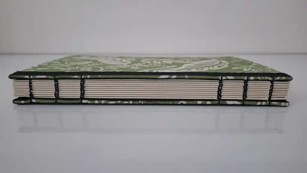 Cuaderno Copto Verde Plantas Grande (n)