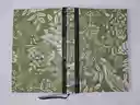 Cuaderno Belga Verde Plantas Grande Con Encaje