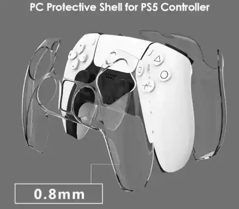 Protector De Crystal Case Control Ps5