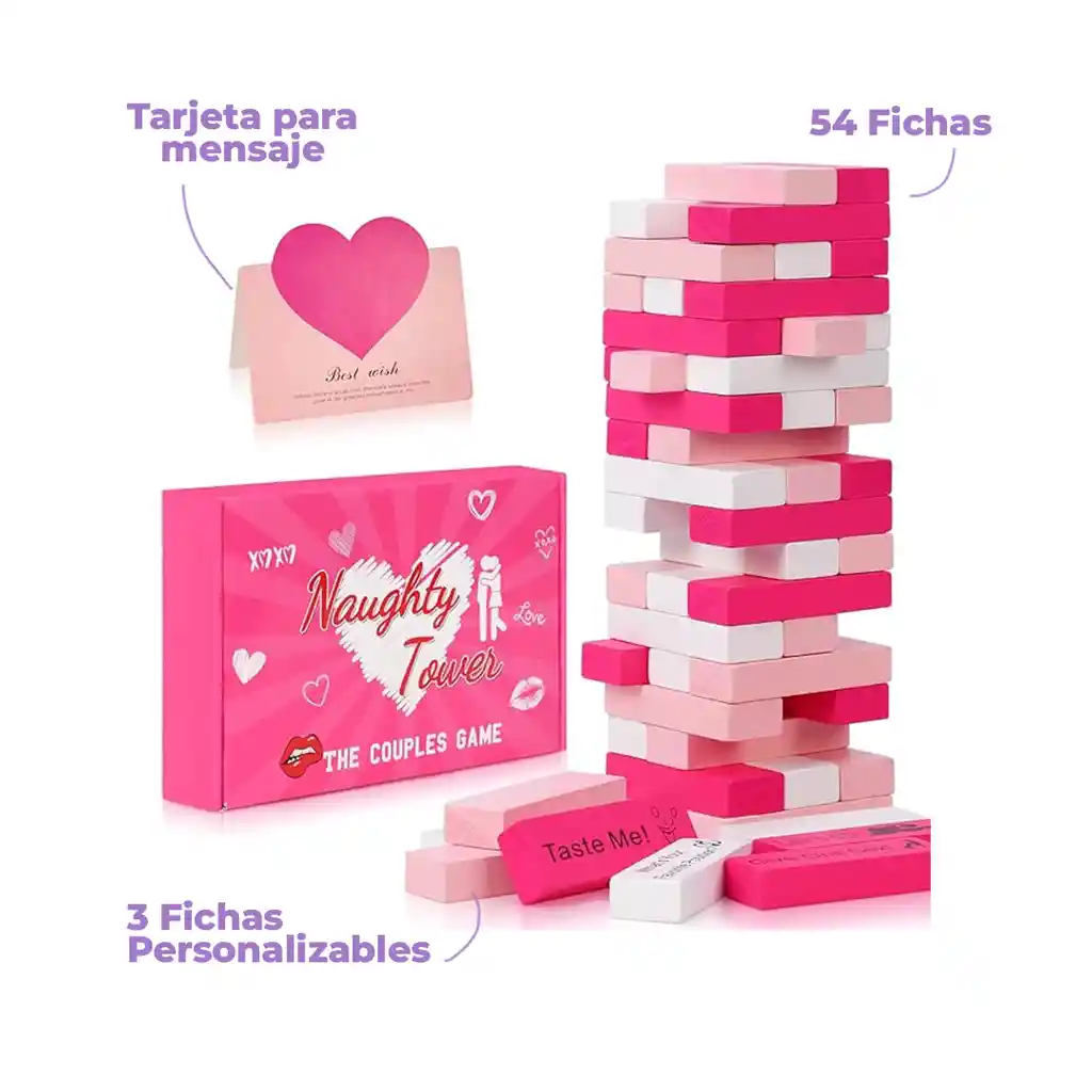 Jenga X Couples - En Inglés