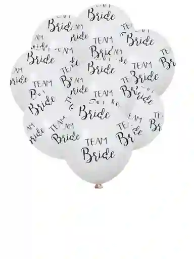 Globos Fiesta Despedida De Soltera Team Bride X12
