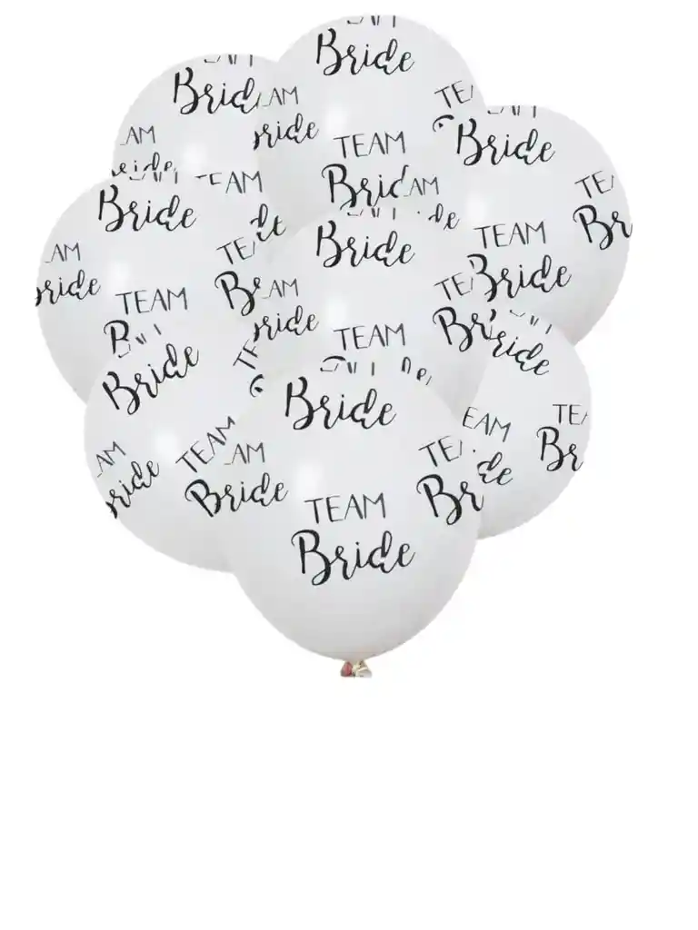 Globos Fiesta Despedida De Soltera Team Bride X12