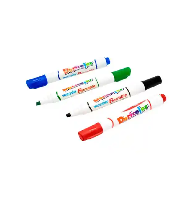 Marcador Borrable Surtido Set *5 Doricolor