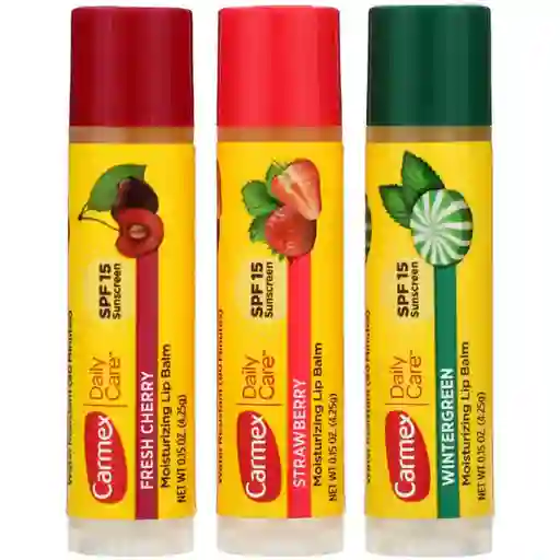 Carmex Bálsamo De Labios Barra 100% Original X 3 Unds - Surtidos