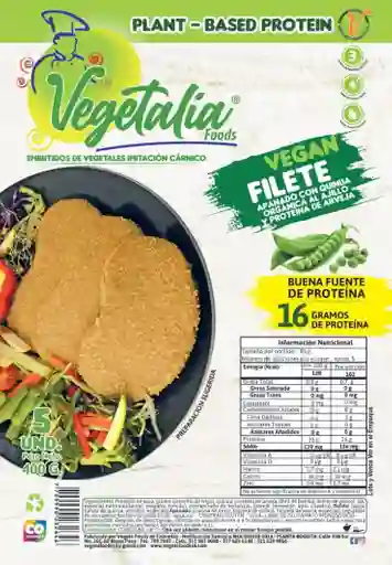 Filete Apanado Al Ajillo Vegano Vegeta