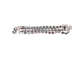 Juego Collar - Aretes Gargantilla Plateada