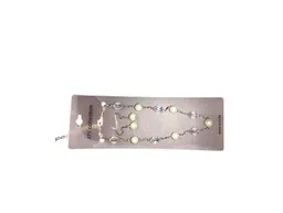 Juego Collar - Aretes Perla Y Piedra Azul Acero Quirurjico Inoxidable