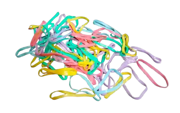 Paquete De Cauchos O Bandas Para El Cabello Grande - Surtido