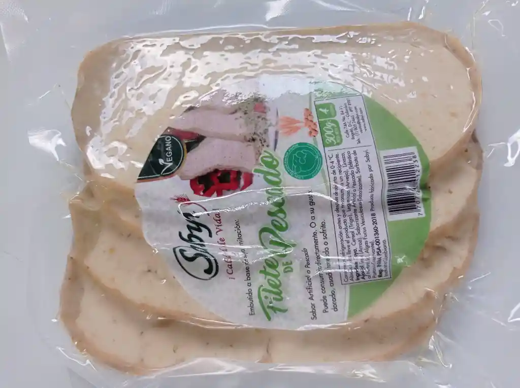 Filete Vegano Imitación Pescado Sabyi