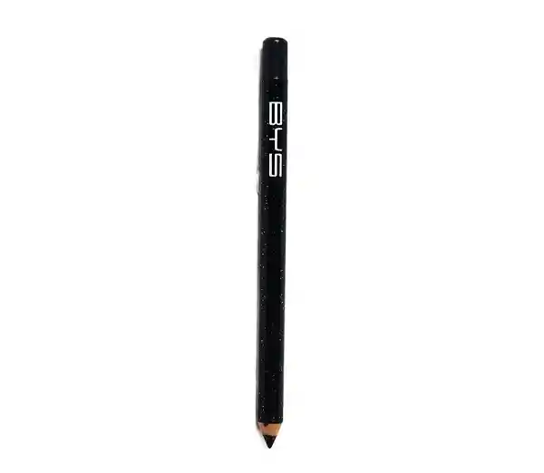 Bys Lapiz Delineador De Ojos Negro Plata