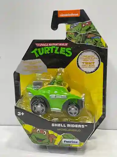 Carro Shell Riders Michelangelo Tortugas Ninja Escala 1/72