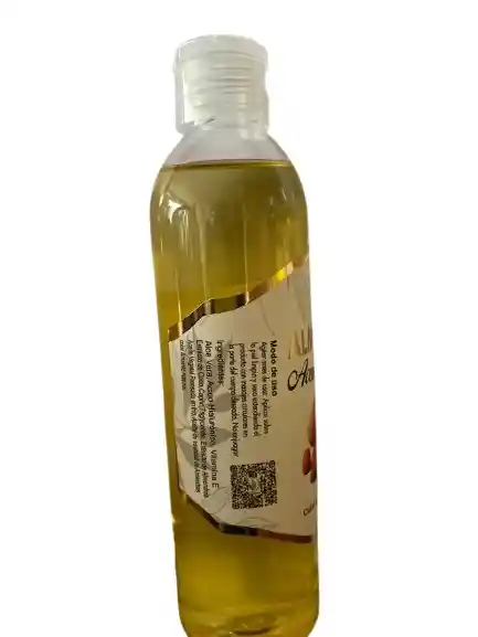 Aceite Natrual Almendras Corporal Y Capilar X240ml Con Vitamina E, Aloe Vera Y Ácido Hialurónico