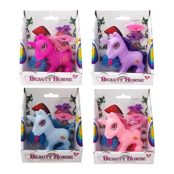 Pony Con Accesorios En Caja