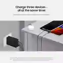 Cabeza Cargador Samsung Ultrarapido Doble Usb C 65/25w Usb A 15w Adroid Iphone