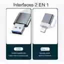 Adaptador Otg 4 En 1 Tipo C A Usb 3.0 Para Ordenador