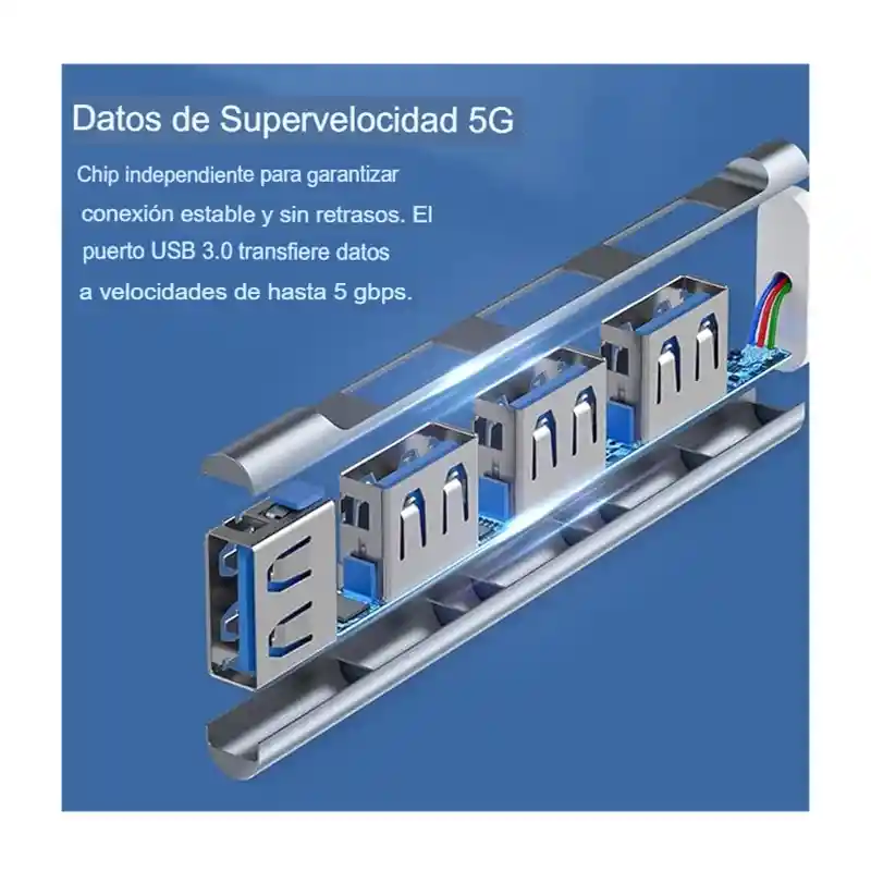 Adaptador Otg 4 En 1 Tipo C A Usb 3.0 Para Ordenador