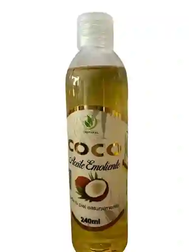 Aceite Natural De Coco Corporal, Con Vitamina E, Aloe Vera Y Ácido Hialurónico X 240ml