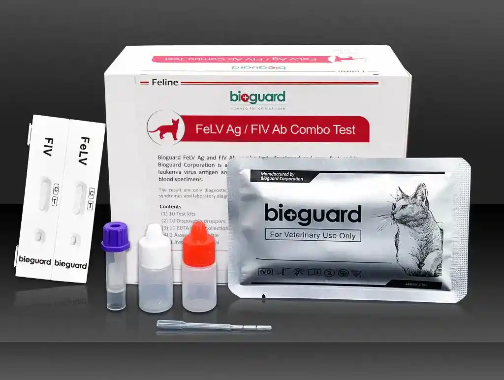 Prueba Cominada De Felv Ag / Fiv Ab Marca Bioguard