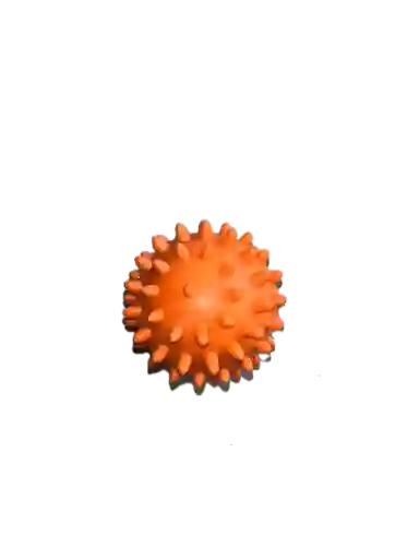 Pelota Maciza Masajeadora Para Perro - 6.5 Cms - Naranja