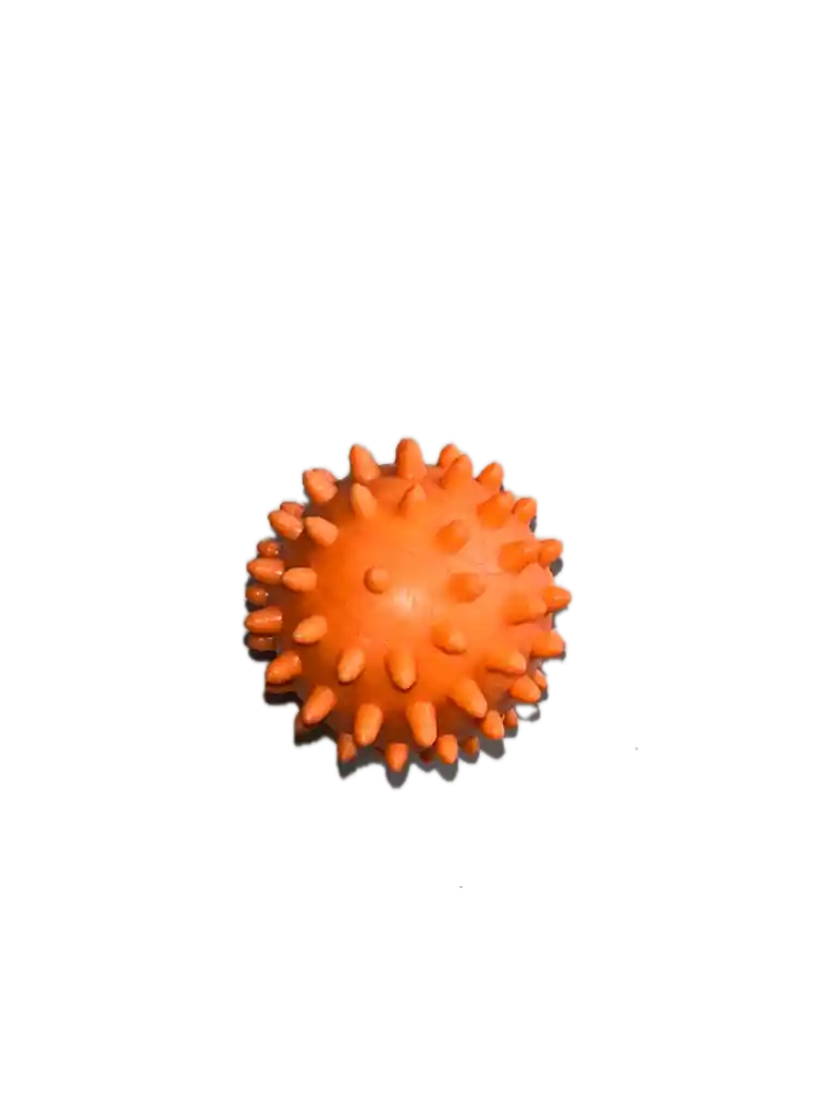 Pelota Maciza Masajeadora Para Perro - 6.5 Cms - Naranja