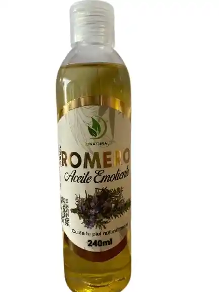 Aceite Natural De Romero, Con Vitamina E, Aloe Vera Y Ácido Hialurónico X 240ml