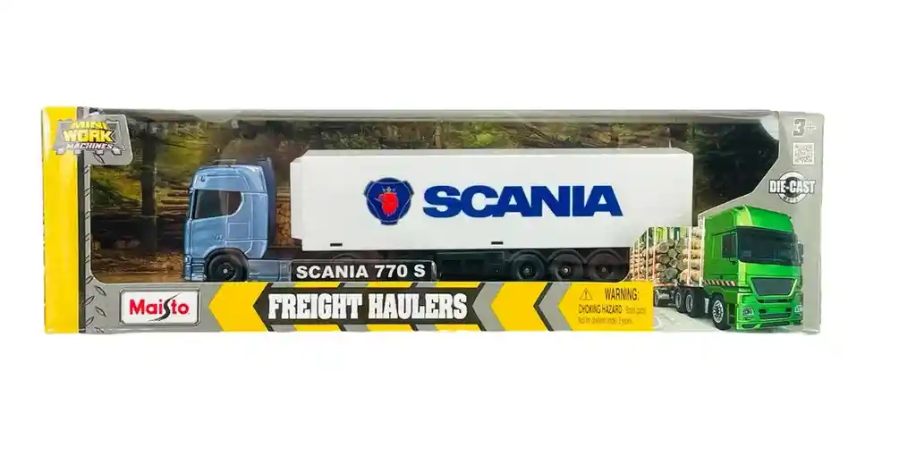 Camión A Escala Contenedor Scania Maisto Original Diecast