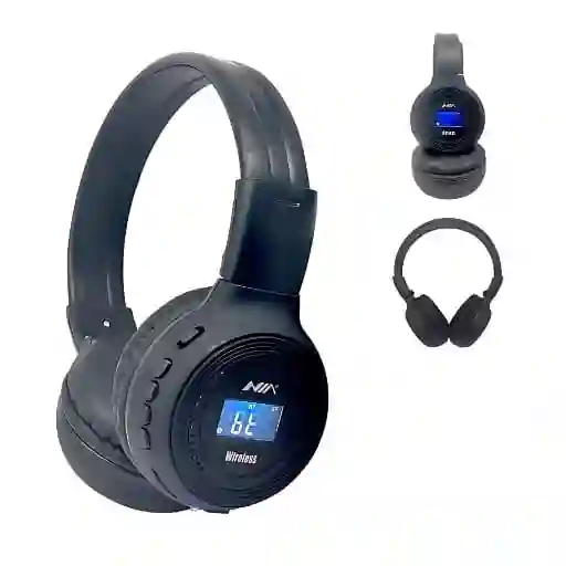 Auriculares Inalámbricos Nia / An-65bt Original Color Negro