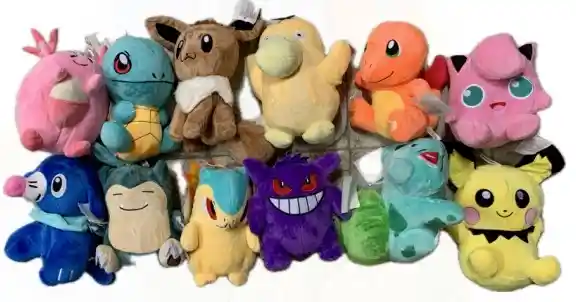 Personajes De Pokemon En Peluche - 17cm